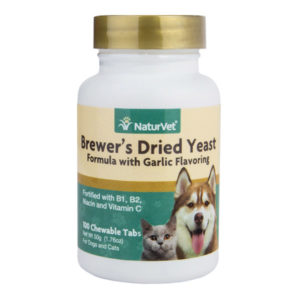 NATURVET® BREWER'S DRIED YEAST  WITH GARLIC CHEWABLE