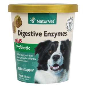 NATURVET Digestive Enzymes Soft Chew Plus Probiotic