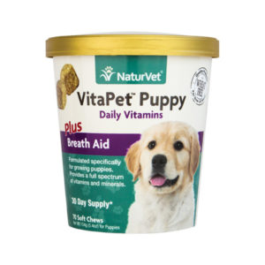 NATURVET®VitaPet™ Puppy Daily Vitamins Soft Chews Plus Breath Aid