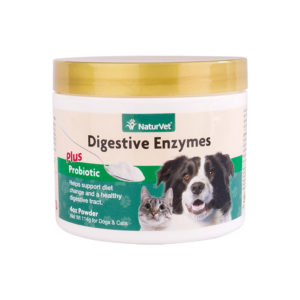 NATURVET® Digestive Enzymes Powder Plus Pre & Probiotic
