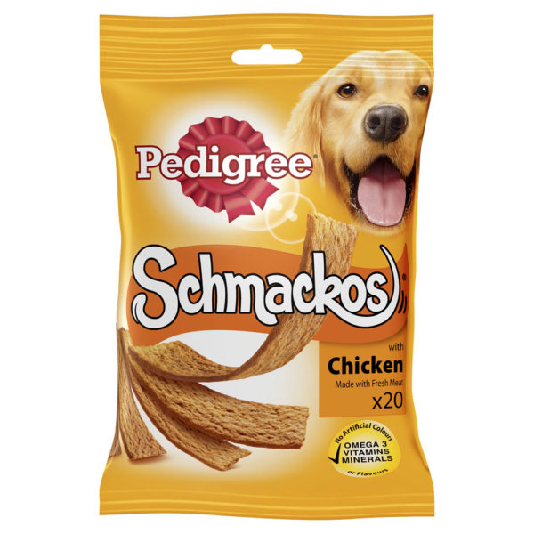 PEDIGREE™ SCHMACKOS DOG TREATS WITH CHICKEN x 20