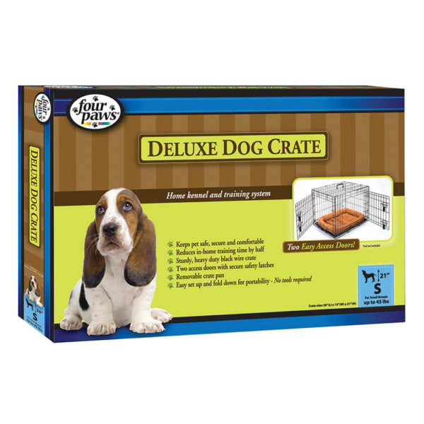 Four Paws® Deluxe Double Door Dog Crate
