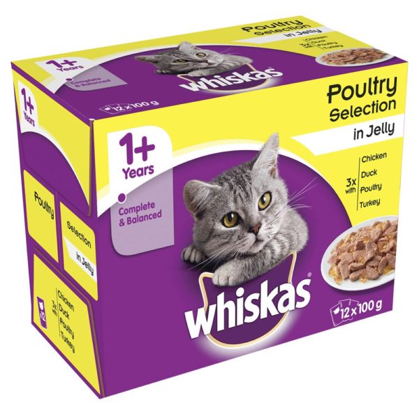 Whiskas 1+ Cat Food Pouch