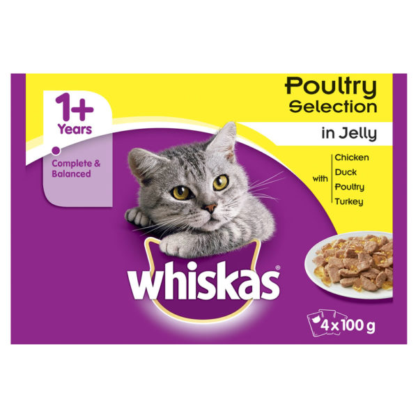 Whiskas 1+ Cat Food Pouches