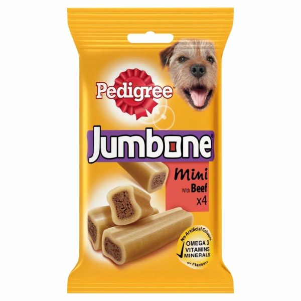 Pedigree Jumbone Mini Dog Treats with Beef