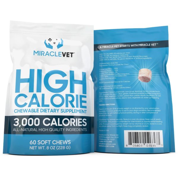 Miracle Vet High Calorie Chews (3,000 calories)