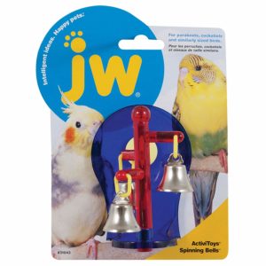JW ACTIVITOY SPINNING BELLS BIRD TOY