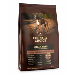 Gelert Country Choice Grain Free Dog Food with Turkey & Vegetables
