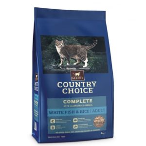 Gelert Country Choice White Fish & Rice Cat Dry Food